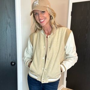 Shrunken Varsity Jacket- never worn